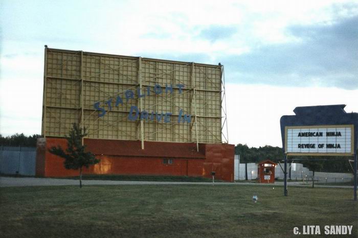 Starlight Drive-In Theatre - Old Photo (newer photo)